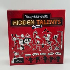 Diary of a Wimpy Kid Hidden Talents Board Game Go Games 2023 Jeff Kinney Ages 8+